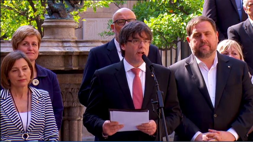 El choque de trenes, si&nbsp;ambas partes siguen afianzadas en sus posiciones, parece inevitable. Mariano Rajoy considera que la celebración de un&nbsp;referéndum en Cataluña es ilegal.