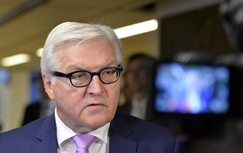 El ministro de Exteriores alemán Frank-Walter Steinmeier está de visita en La Habana.(EFE)