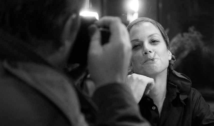 La actriz&nbsp;Marie Bäumer en la cinta&nbsp;3 Tage in Quiberon.