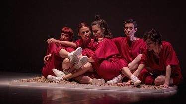 Puesta en escena de la obra Órgia.&nbsp;