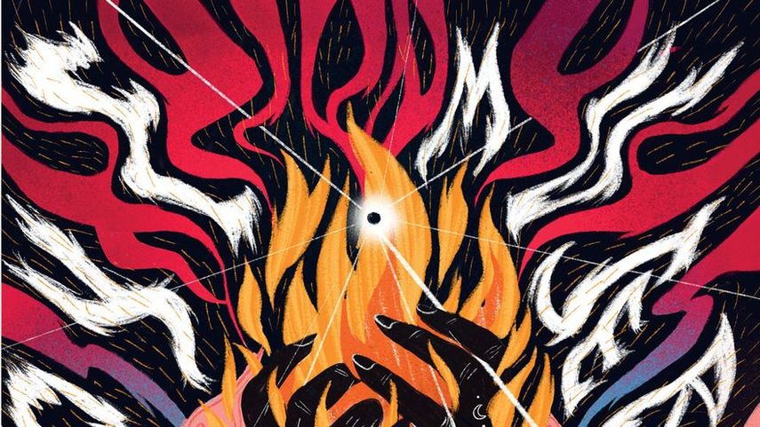 La portada del álbum Oye mujer del grupo de música LADAMA, lanzado el viernes 10 de julio de 2020. 