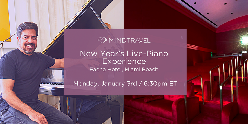 El compositor Murray Hidary prepara un concierto que recibe el año nuevo desde Miami, en el hotel Faena.