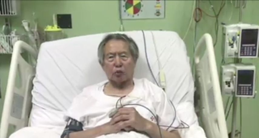 Fujimori, de 79 años, quien según los informes médicos que lo beneficiaron tiene enfermedades no terminales pero degenerativas, fue indultado pocas horas antes de la Navidad.