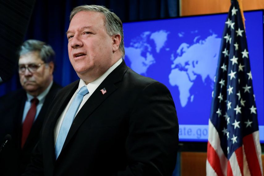 El secretario de Estado de EEUU, Mike Pompeo.