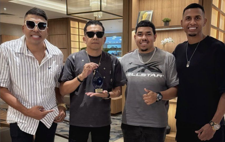 Miembros de la agrupación Los Tiernos del Vallenato.