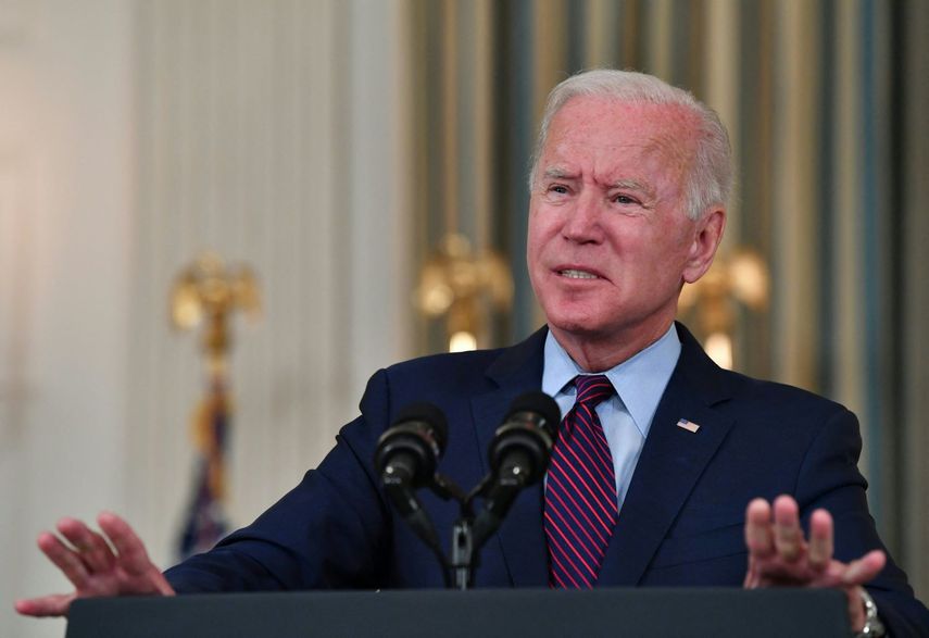 El presidente Joe Biden en la Casa Blanca.