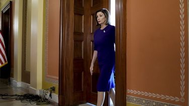 La presidenta de la C&aacute;mara de Representantes, Nancy Pelosi, anunci&oacute; el inicio del proceso formal de juicio pol&iacute;tico contra el mandatario Donald Trump este martes 24 de septiembre de 2019 en el Capitolio, en Washington.