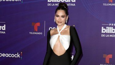 Andrea Meza asiste a los Premios Latin Billboard 2025 en el James L. Knight Center el 23 de octubre de 2025 en Miami, Florida.