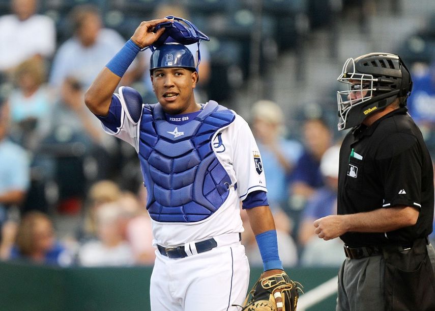 Salvador Pérez es el pelotero con más votos en la Liga Americana. (ARCHIVO)