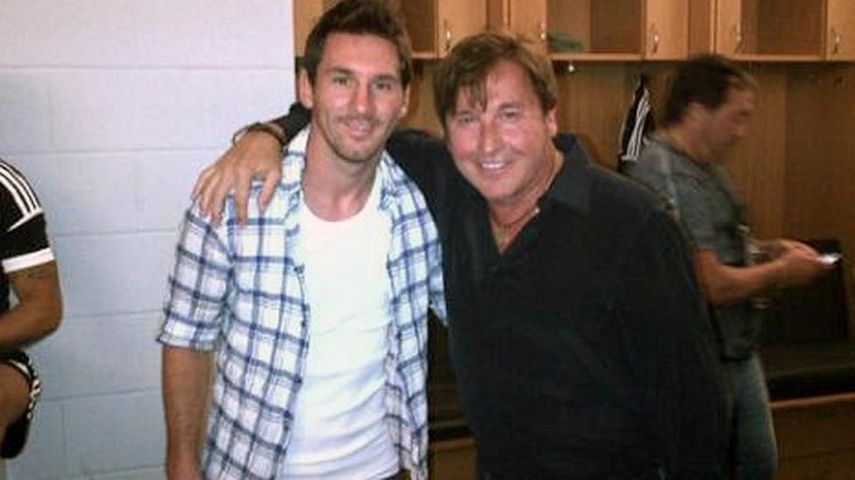 Lionel Messi y Ricardo Montaner (CORTESÍA.tn.com.ar)