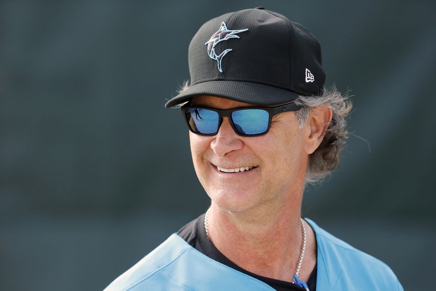 Don&nbsp; Mattingly - Mánager de los Marlins de Miami