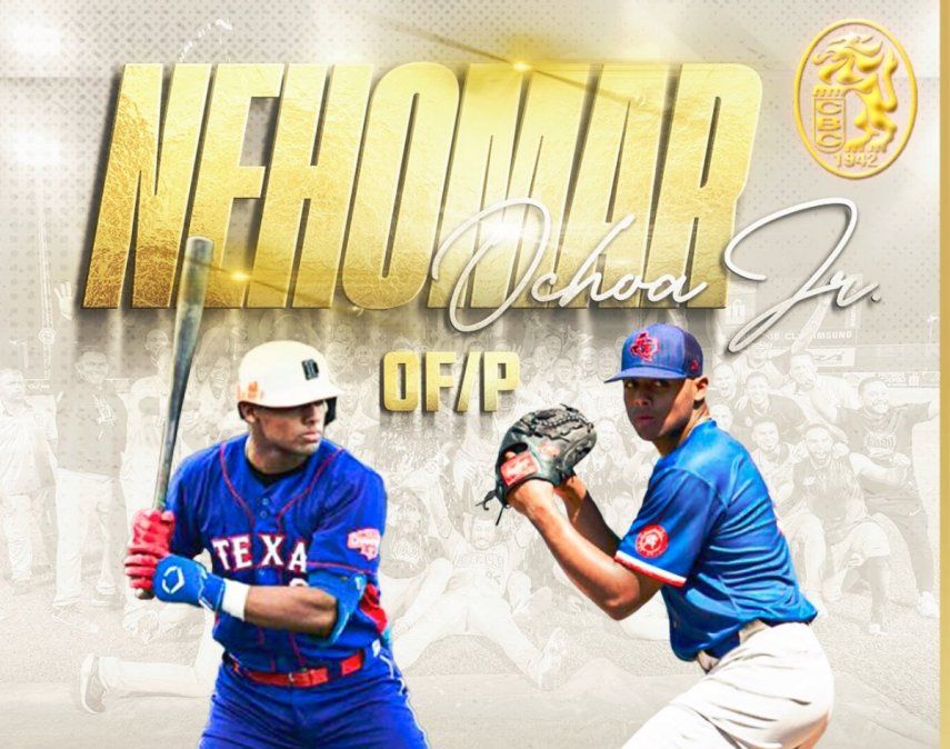 Nehomar Ochoa Jr. el llamado Ohtani venezolano que fue firmado por los Astros de Houston en la MLB y Leones del Caracas en la LVBP