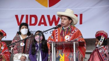 El presidente de Perú, Pedro Castillo.