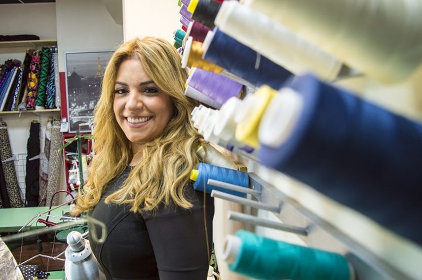 La diseñadora cubanoamericana Yas González. (JJ BLANCO H.)