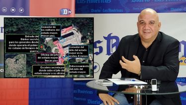 Juan Juan Almeida presenta una imagen del b&uacute;nker que se prepara la dictadura cubana para mantenerse a salvo.