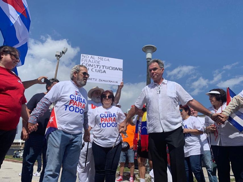 Caravana en Miami en contra del régimen cubano.&nbsp;