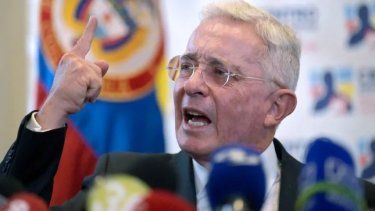 Álvaro Uribe, expresidente de Colombia.