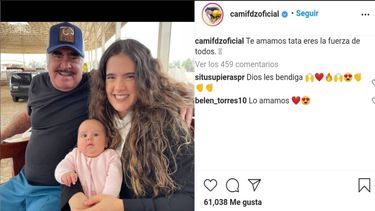 Camila Fernández y Vicente Fernández