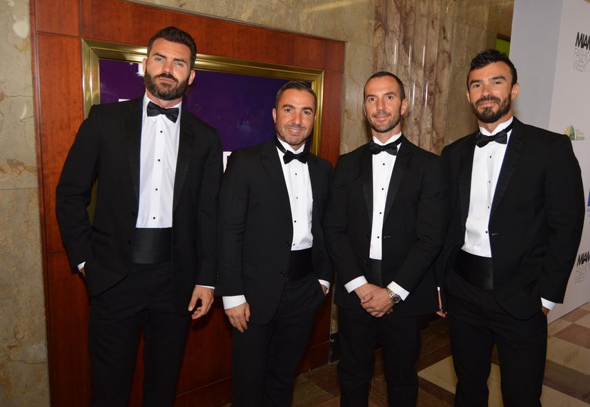 Arturo Casado, Javier García, Ricardo Ruiz y Ángel Fernández.