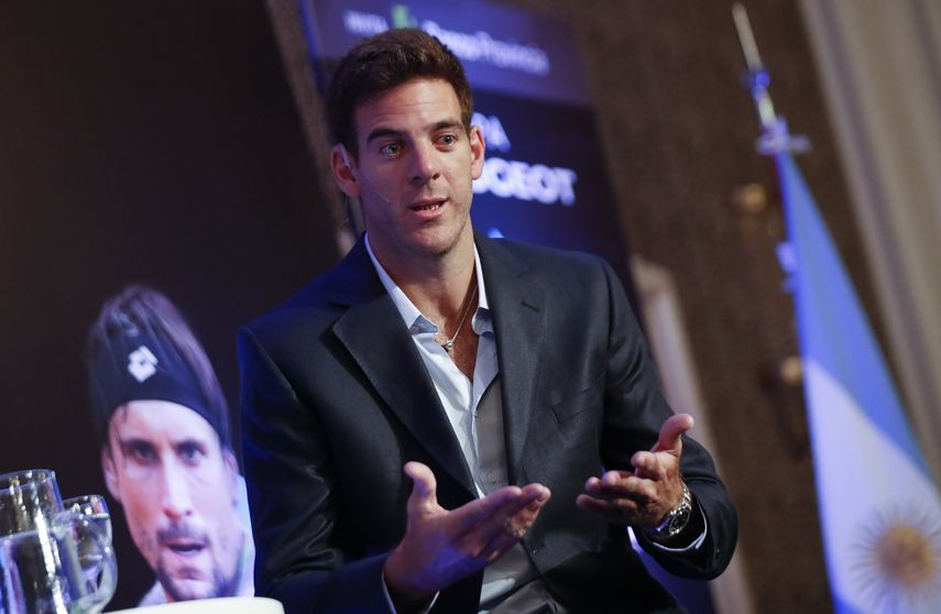 Delpo ofreció una conferencia de prensa para dar detalles de los partidos amistosos que disputará ante el tenista español David Ferrer, previstos para el 27 y 28 de diciembre en la provincia de Buenos Aires