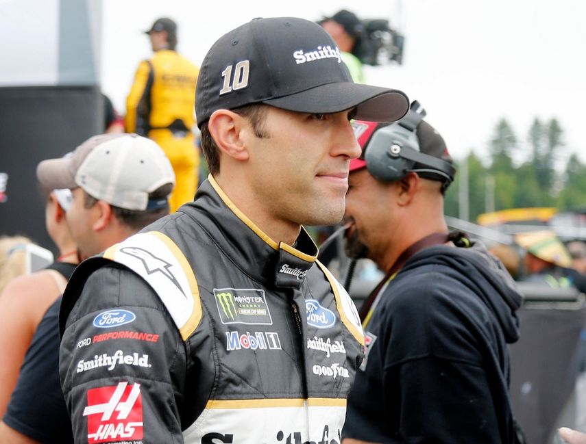 El piloto cubanoamericano Aric Almirola, el 22 de julio de 2018 en el&nbsp;New Hampshire Motor Speedway.