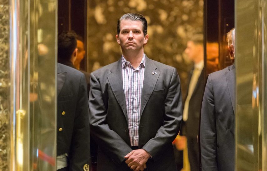 Donald Trump Jr., hijo del presidente de los Estados Unidos. 