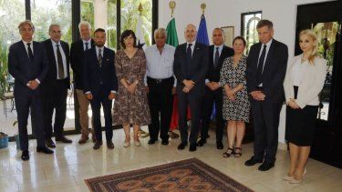 Embajadores de la Unión Europea, sostuvieron un encuentro con José Raúl Mulino, candidato presidencial de Panamá por la alianza de partidos Realizando Metas y Alianza.