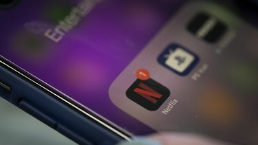 Fotograf&iacute;a de archivo del 8 de octubre de 2019 de la app de Netflix en un iPhone en Nueva York.&nbsp;