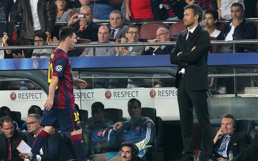 Messi y Luis Enrique comenzaron el año con nuevos galardones. (ARCHIVO)
