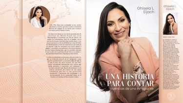 La colombiana Ghisela Eljach presenta su primer libro, Una historia para contar: vivencias de una inmigrante.