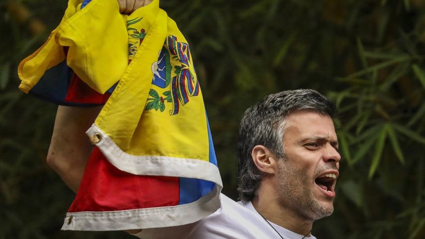 Leopoldo López desde su residencia en Caracas