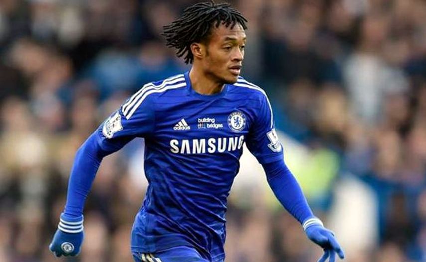 Cuadrado no ha visto minutos en Inglaterra. (EFE)