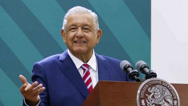 El presidente de México, Andrés Manuel López Obrador, en conferencia matutina.&nbsp;