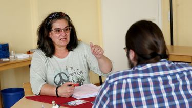 Britta Sarbok-Heyer, exjugadora de videojuegos que ahora dirige un grupo de autoayuda para otros adictos.