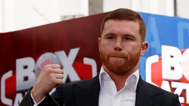 El boxeador mexicano Saúl Canelo Álvarez.