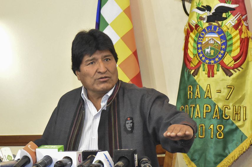 Evo Morales, presidente de Bolivia.