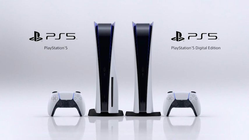 El moderno estilo de la PS5 de Sony.&nbsp;