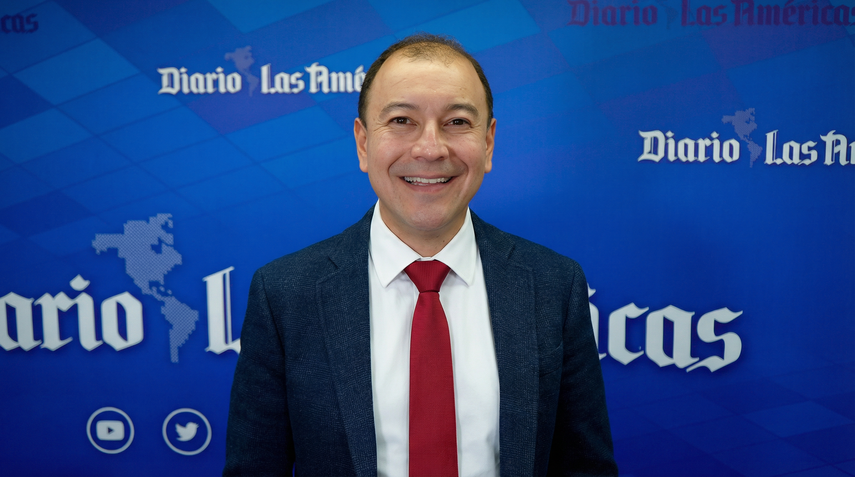 Danny Quirós durante una visita a DIARIO LAS AMÉRICAS.