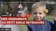 Una captura de pantalla de la noticia de RTBF Info sobre el hallazgo de los restos de un niño en Francia.&nbsp;