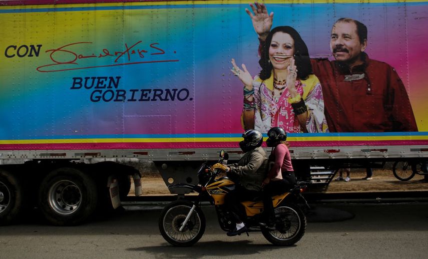 Propaganda del régimen de Daniel Ortega