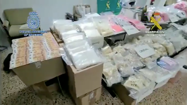 La Policía Nacional de España hizo la mayor aprehensión de drogas sintéticas en este país.