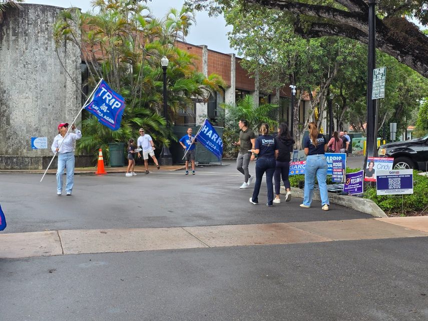 Así transcurren las elecciones presidenciales de EEUU en Miami-Dade County el 5 de noviembre de 2024.&nbsp;