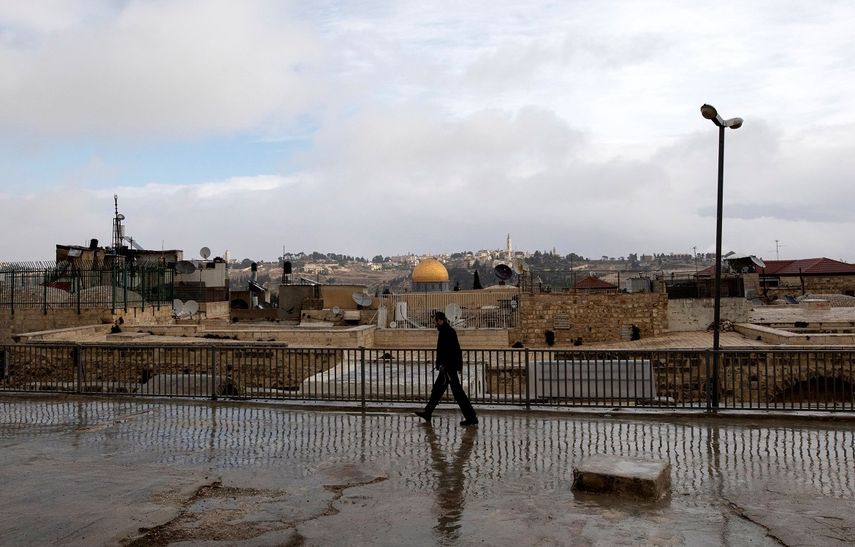 Vista del casco viejo de Jerusalén.
