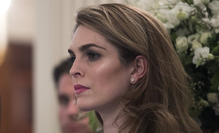 The New Yokr Times anuncia que Hope Hicks, directora de Comunicaciones de la Casa Blanca, renuncia a su cargo.