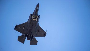 Un avion caza de la Fuerza Aérea de Estados Unidos durante ejercicios militares.