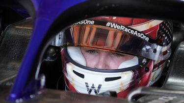 Logan Sargeant, piloto de pruebas de Williams, participa en la primera práctica para el Gran Premio de Estados Unidos, el viernes 21 de octubre de 2022, en Austin, Texas&nbsp;
