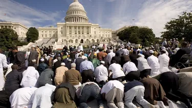 Personas seguidoras del islam en EEUU.
