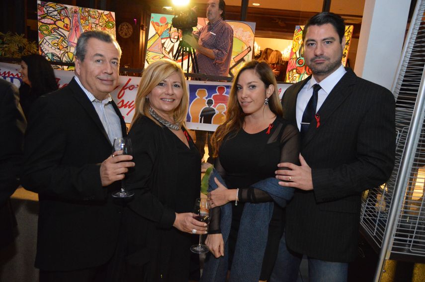 Agustín Betancourt, Susie Mellado, Julieta y &nbsp;Roberto Rivero