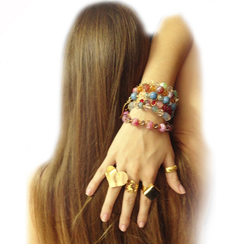 Diseños de la orfebre Mary Isern. (CORTESIA)