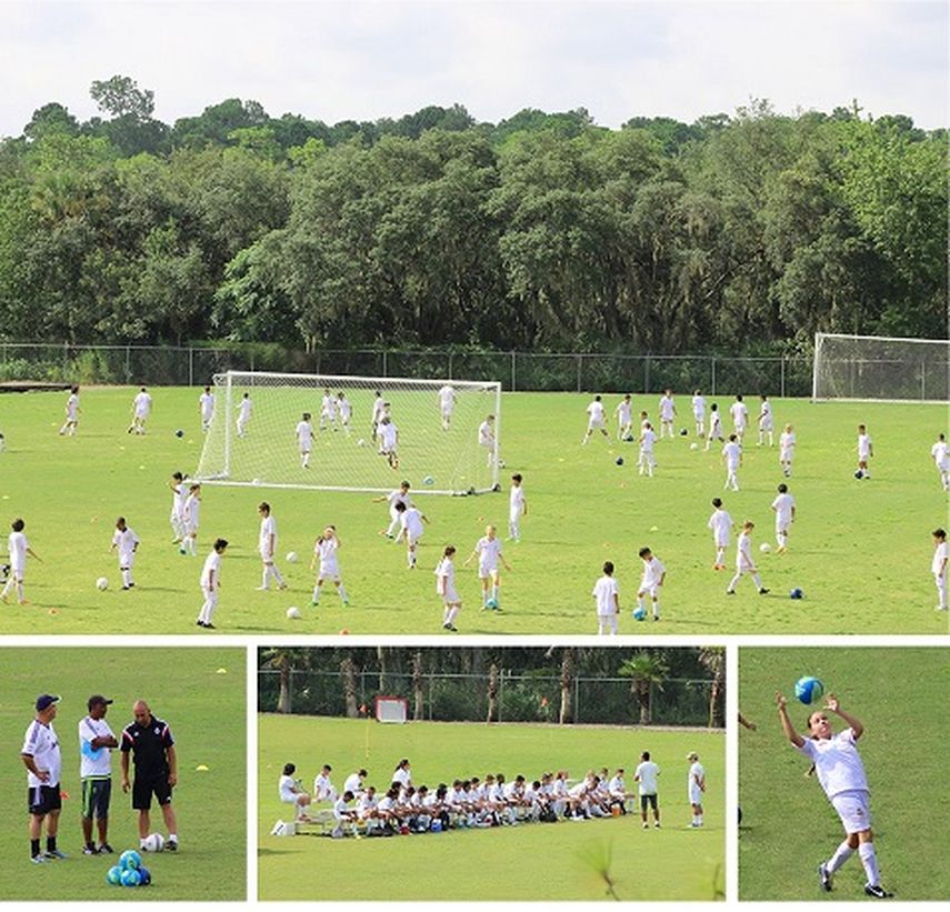 RESPETO. Los técnicos canteranos Alberto Garrido Martínez y Jonathan Pacheco Gomez-Calcerrada luego de su papel dentro y fuera de las canchas en las clinics de Broward y Orlando. (Archivo) 